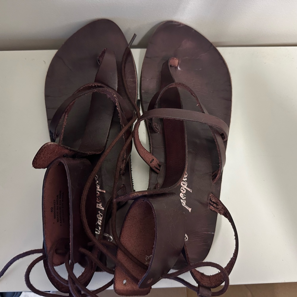 Free People Brown Sandals
